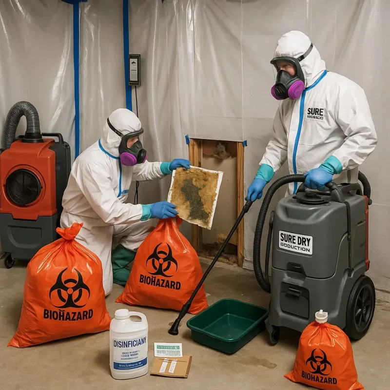 Contaminated Water Handling Protocols process in Saybrook Manor, CT